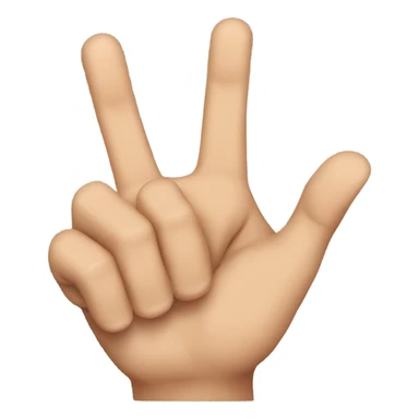 Male hands with fingers crossed  sticker