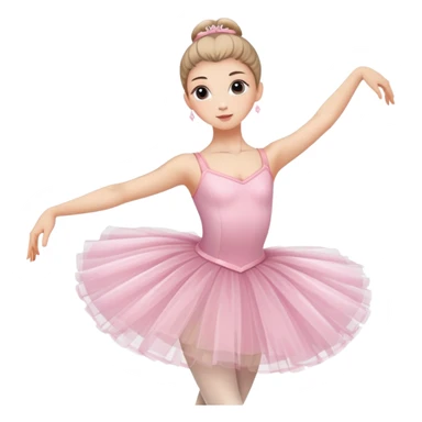 ballerina dancer in ballet pose sticker