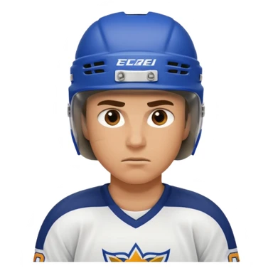 hockey player sticker