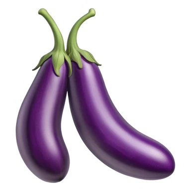 veiny eggplant sticker