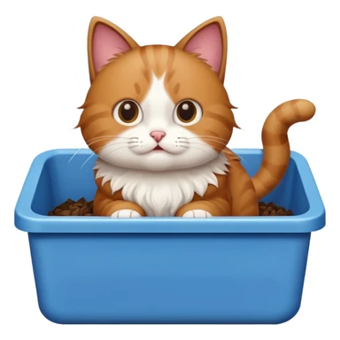 cat that poops sticker