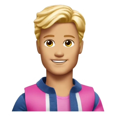 Barbie ken ken sticker