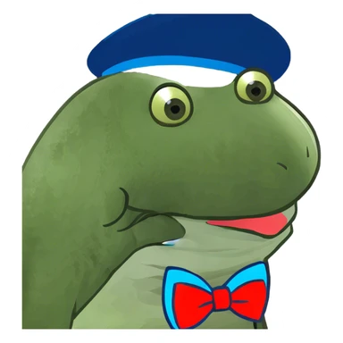 Black cat with tongue out sleeping  sticker