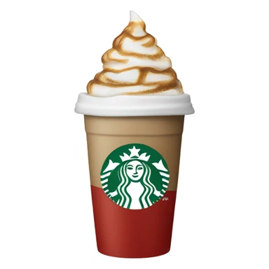 Starbucks holiday cup hot coffee sticker