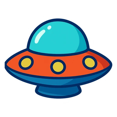 A UFO sticker