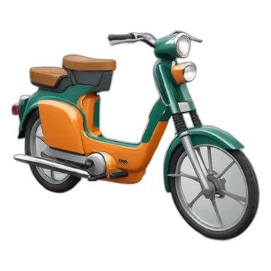 Peugeot 104 mobylette sticker