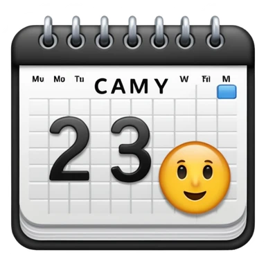 27 MAR, big calendar date sticker