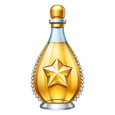 Biberón dorado con diamantes 🍼con ese biberón sticker