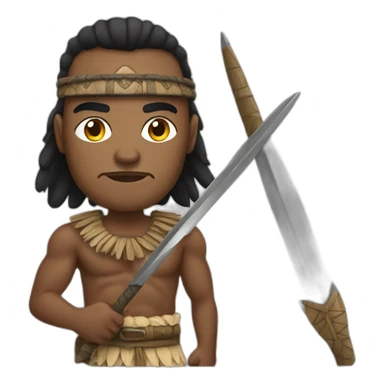 Fijian Warrior sticker