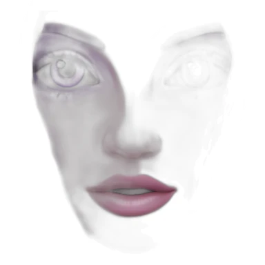 majestic godly violet iris eyeball serious intense symmetrical knowledgable sticker