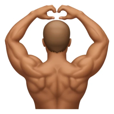Man with back arched sticker