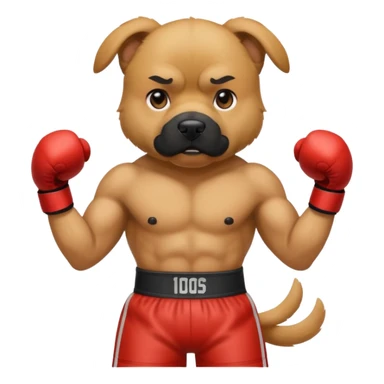 Dog in boxing stance







 sticker