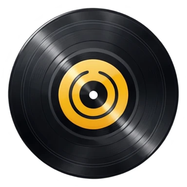 Record vinyl sticker