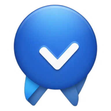 Facebook verified blue tick sticker