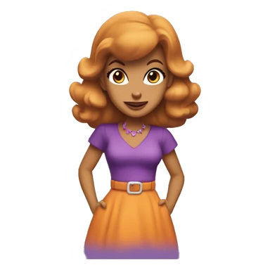 Daphne Blake from Scooby-Doo. sticker