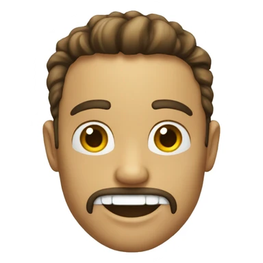 Persona sin un par de dientes  sticker