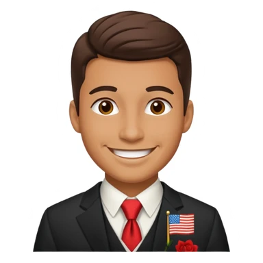 American groom, traditional, culture of american. sticker