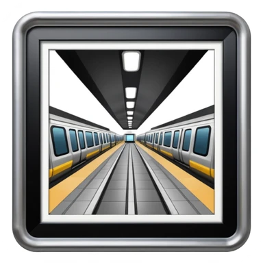 metro at the station sticker