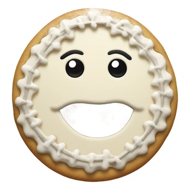 Christmas cookie sticker