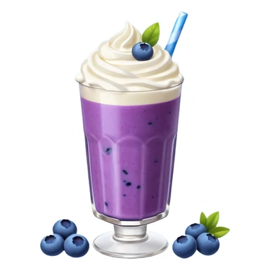 blueberry smoothie show sticker