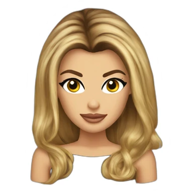 Carmen electra emoji sticker