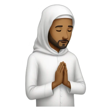 Praying Muslim sticker