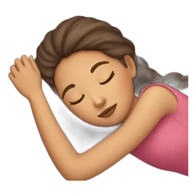 girl Sleeping  sticker