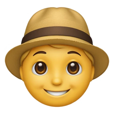 Şapkalı gülenyüz sticker