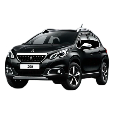 peugeot 2008 noir sticker