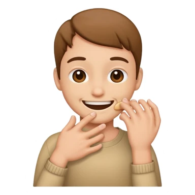 crash out pretending to choke emoji sticker