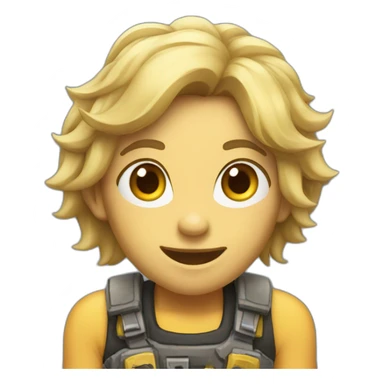 Playing pc game sticker