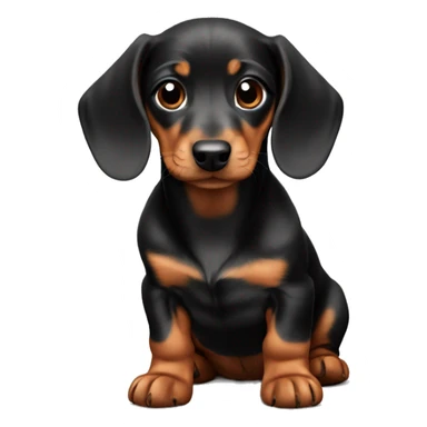 cute dachshund puppy sticker