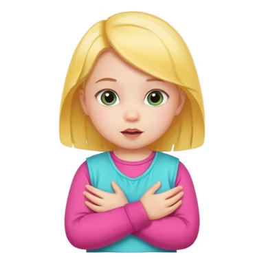 Baby Girl, Different Pose, different outfit, single Baby Girl only. sticker