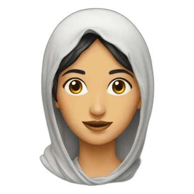 Balouch lady sticker