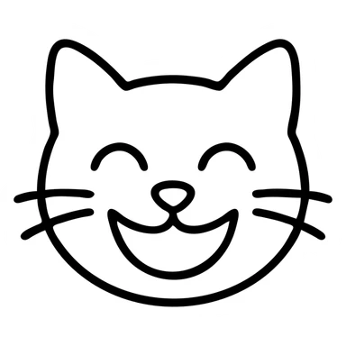 chat qui rigole sticker