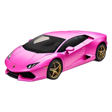 Pink lamborghini  sticker