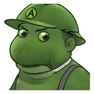 Guy with hard hat thinking thought about gf sticker