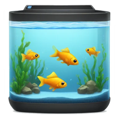 fish tank with only water sticker