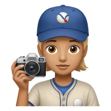 back of person taking a photograph sticker