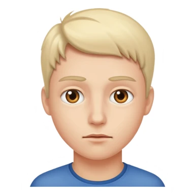 Person staring sideways sticker