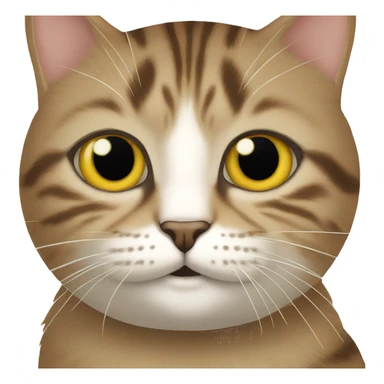 Un chat qui mange  sticker