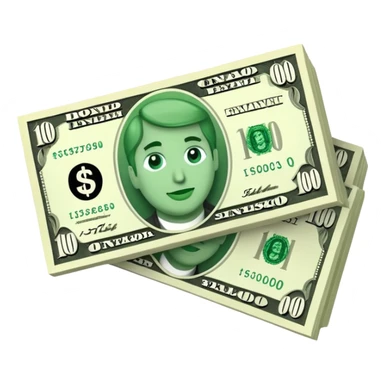 make $100000 bill sticker