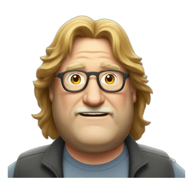 Gabe Newell sticker