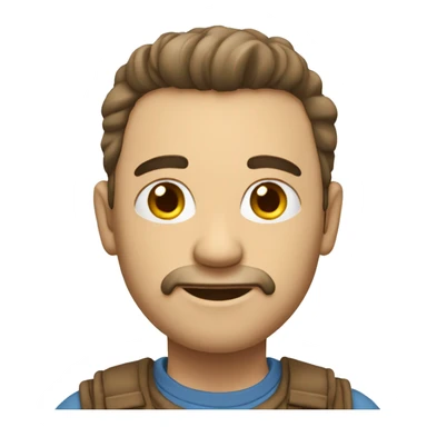 Un homme avec une hache sticker