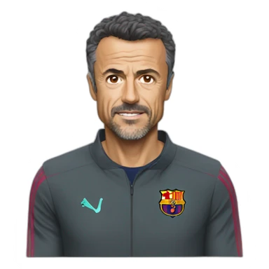entrenador Luis Enrique sticker