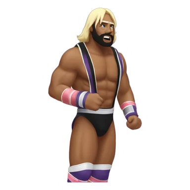 macho Man  wrestling ￼ sticker