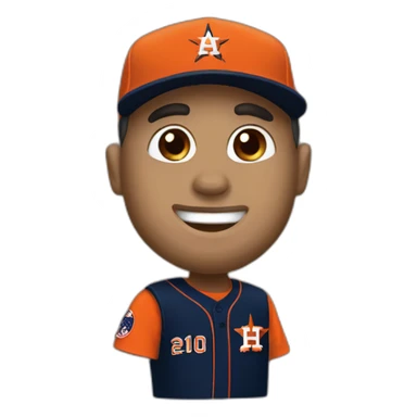 Astros fan sticker