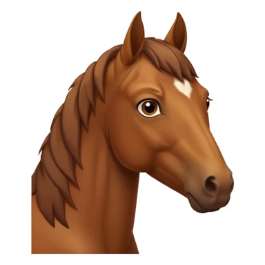 reading brown horse sticker