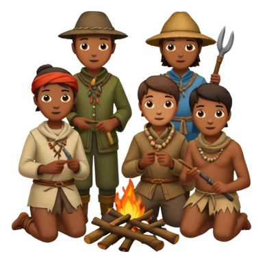 Hunter-gatherers sticker