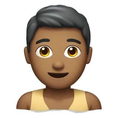 armless person swimming sticker